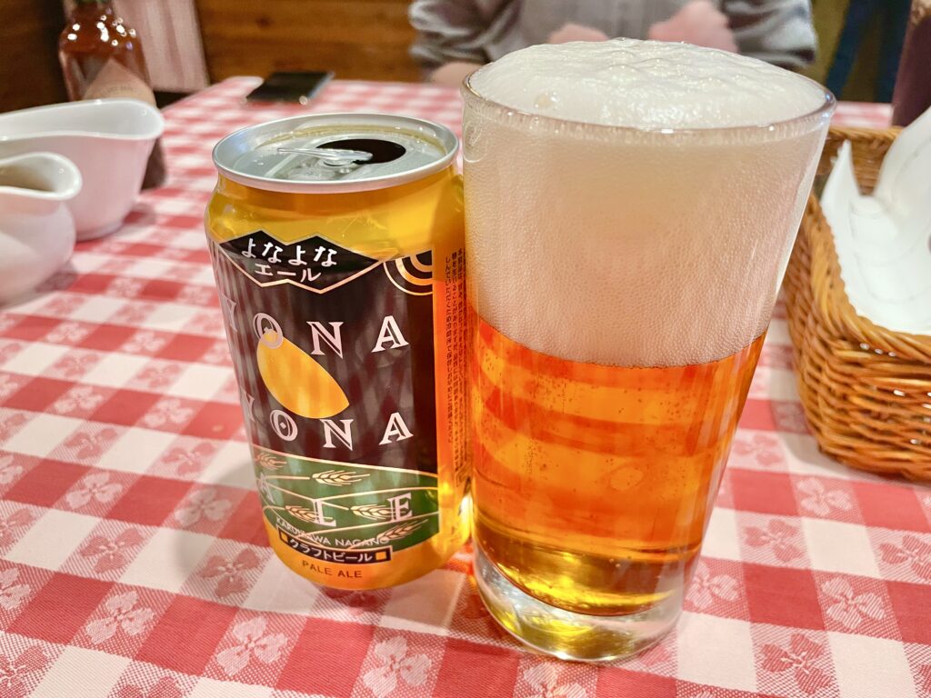 軽井沢高原ビールのよなよなエール