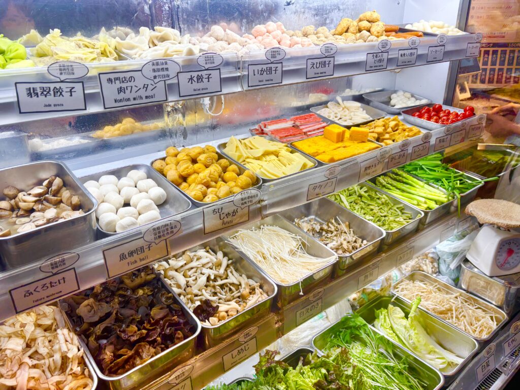 野菜やきのこなどヘルシーな具材が多い♪