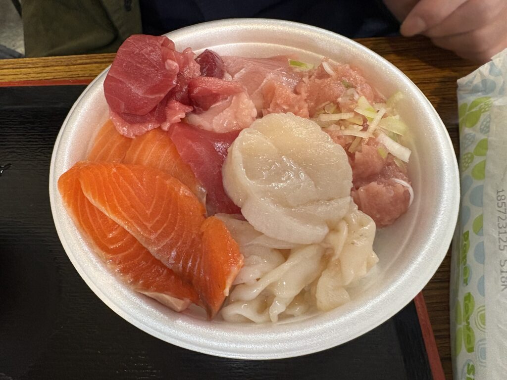 彼氏ののっけ丼