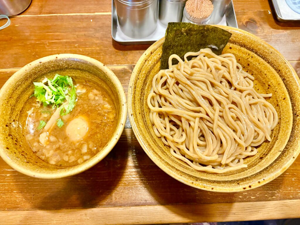 「ベジポタ味玉入りつけ麺」