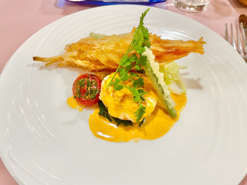 1回目に食べた海老のケセラン