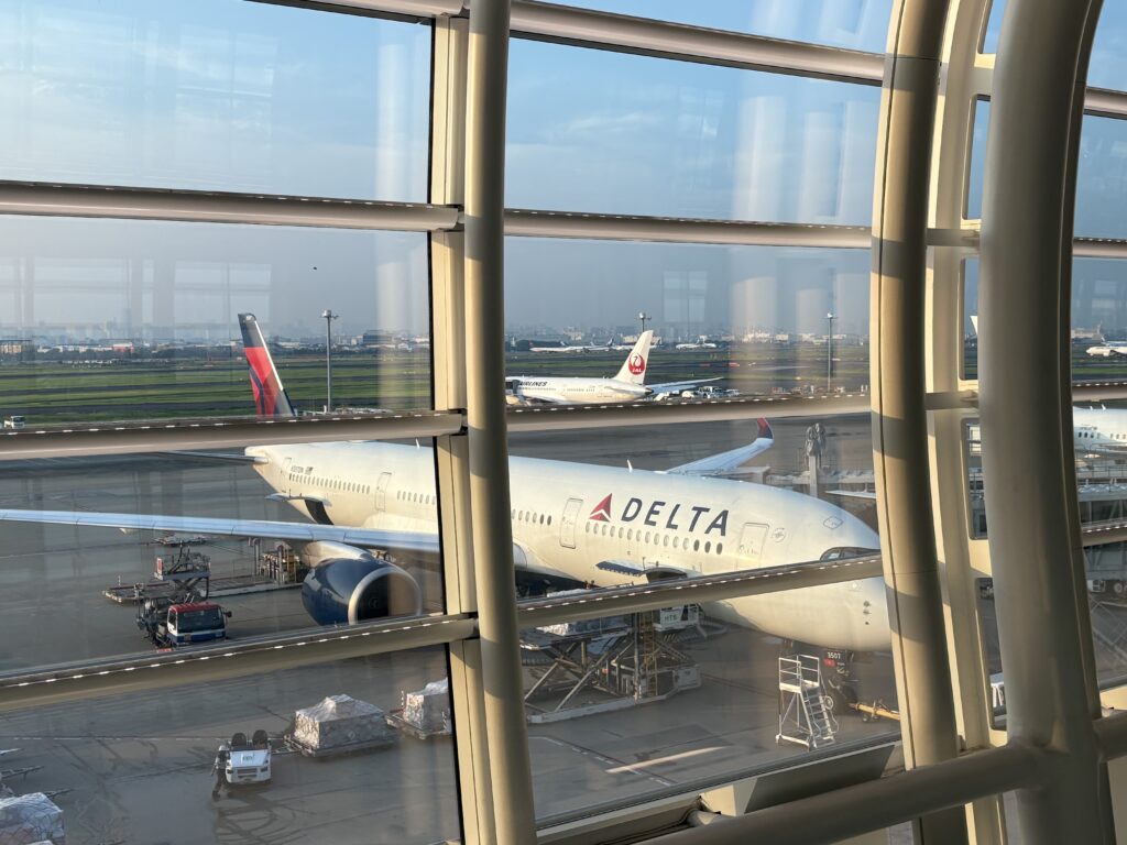 デルタ航空の機体（エアバス350‐900）