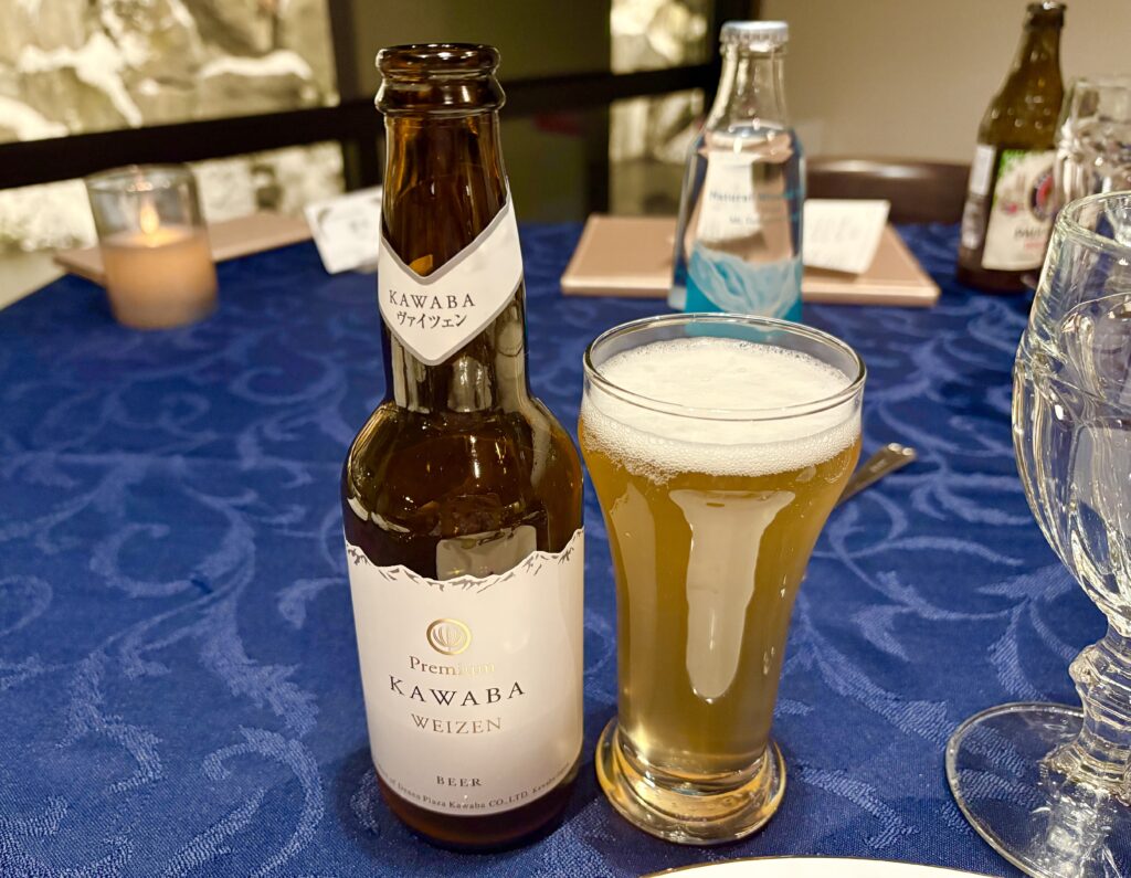 人気の川場ビール（ヴァイツェン）