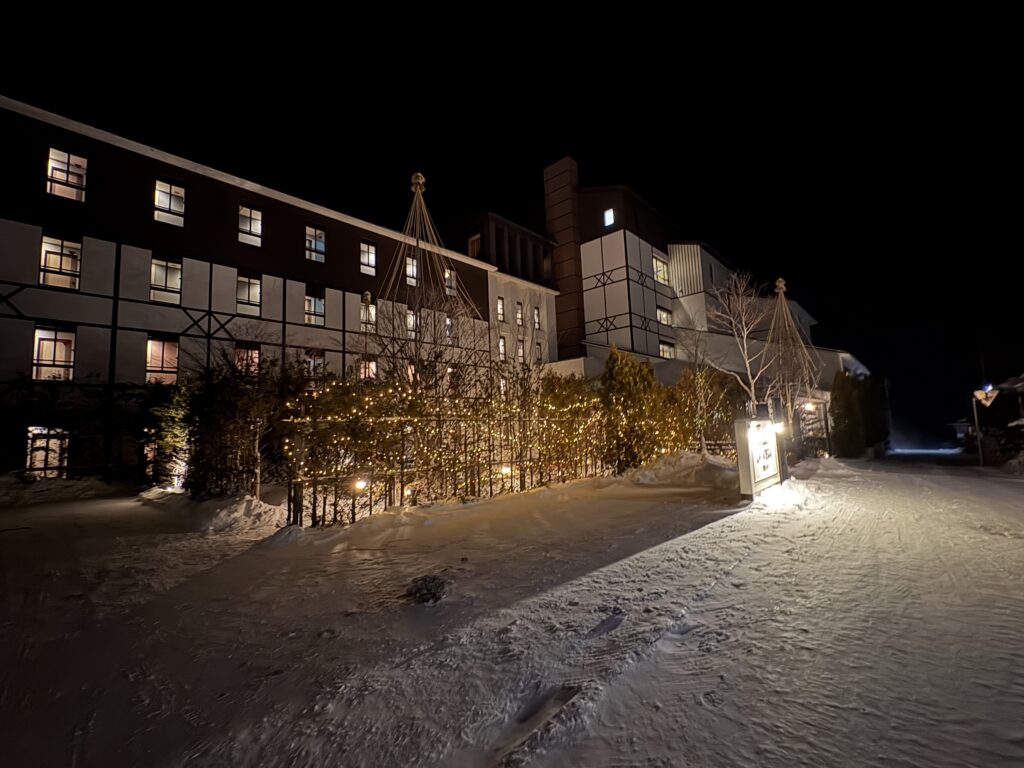 夜の雰囲気もおしゃれで可愛い