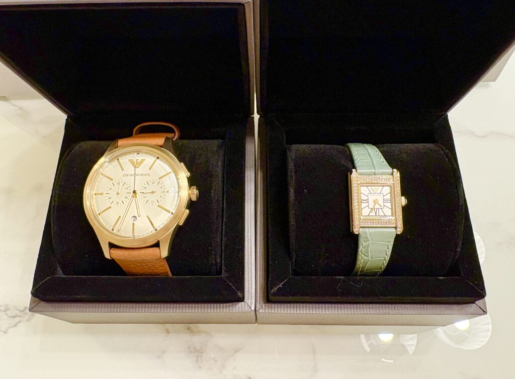 お互いの好みが反映された時計