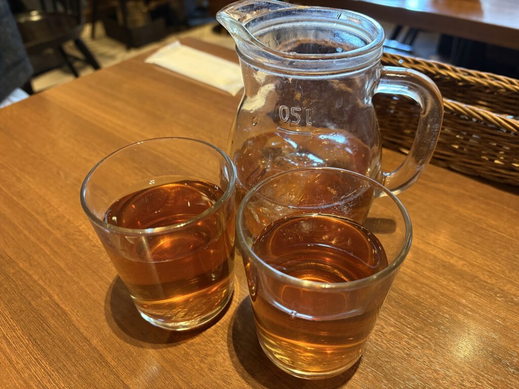お水代わりにいただくアイスティー