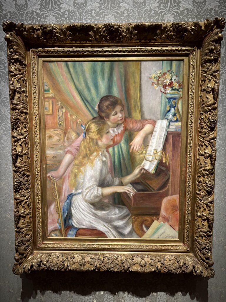ピエール=オーギュスト・ルノワールの《ピアノを弾く少女たち》