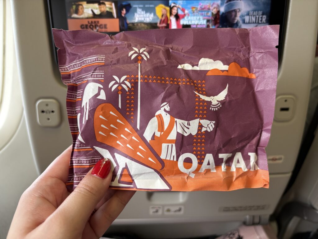 カタール航空の機内アメニティ